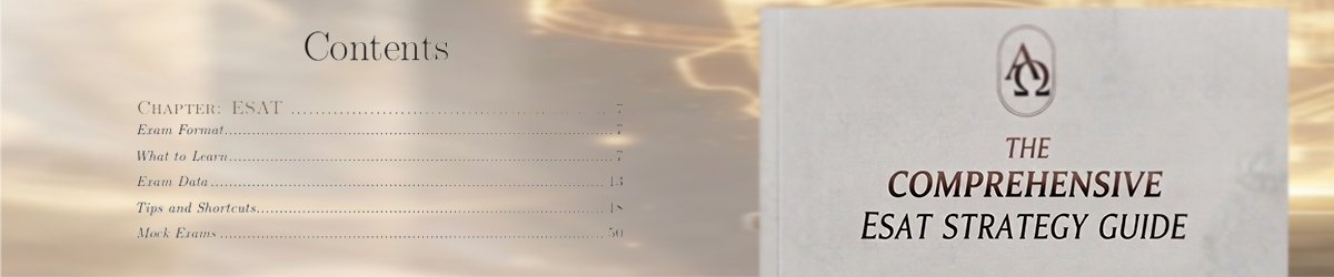ESAT Syllabus and Strategy Guide